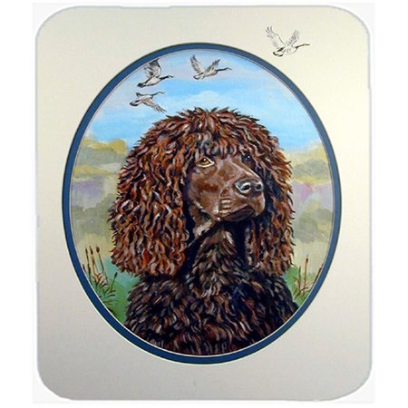 SKILLEDPOWER 9.5 x 8 in. Irish Water Spaniel Mouse Pad; Hot Pad or Trivet SK235729
